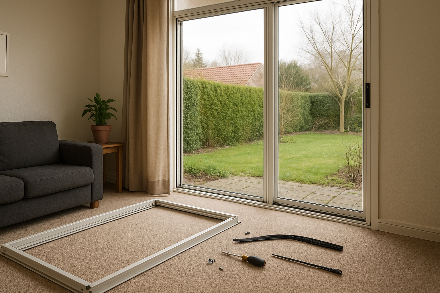 Foto bij Zo bereid je je voor op een schuifpui reparatie aan huis